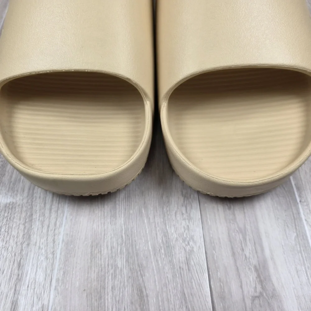 Nike Calm Slide Sesame Slip On Rubber‎ Sandals Mens 13 Womens 14 Comfort Pool